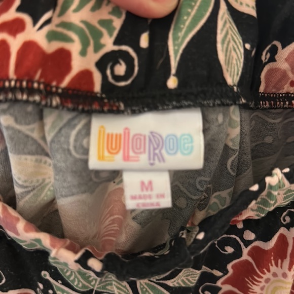 Lularoe Madison Skirt Size Medium -Floral Pattern - Picture 2 of 4